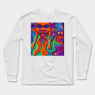 Alien Extraterrestrial Art Long Sleeve T-Shirt